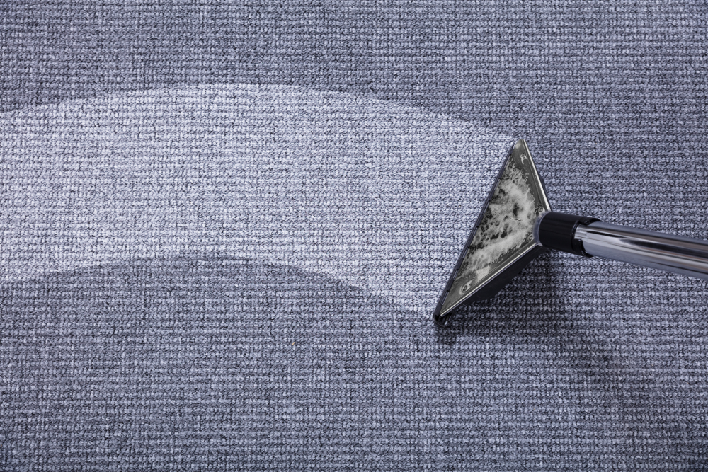 Carpet Being Cleaned